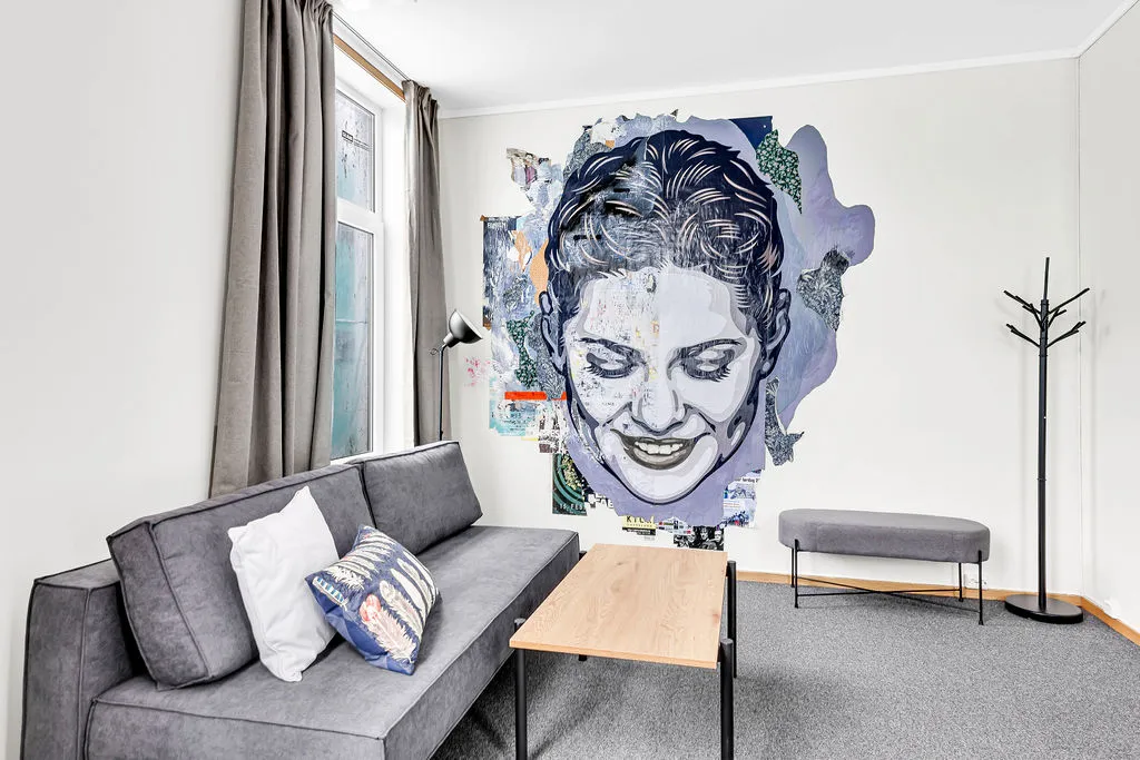 Sittegruppe i Executive-rommet sett fra siden